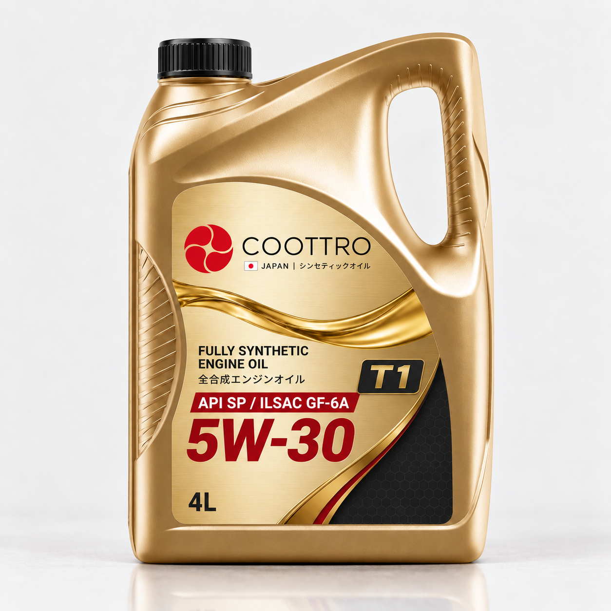COOTTRO T1 5W-30 4 L packaging design